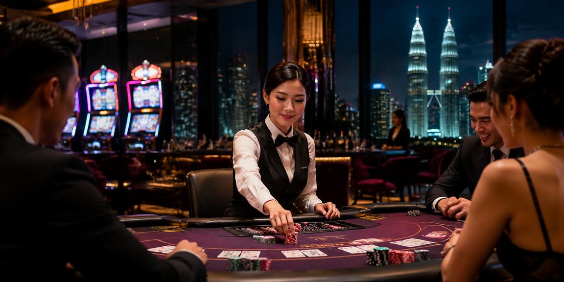Meja Live Casino dengan Dealer Sebenar